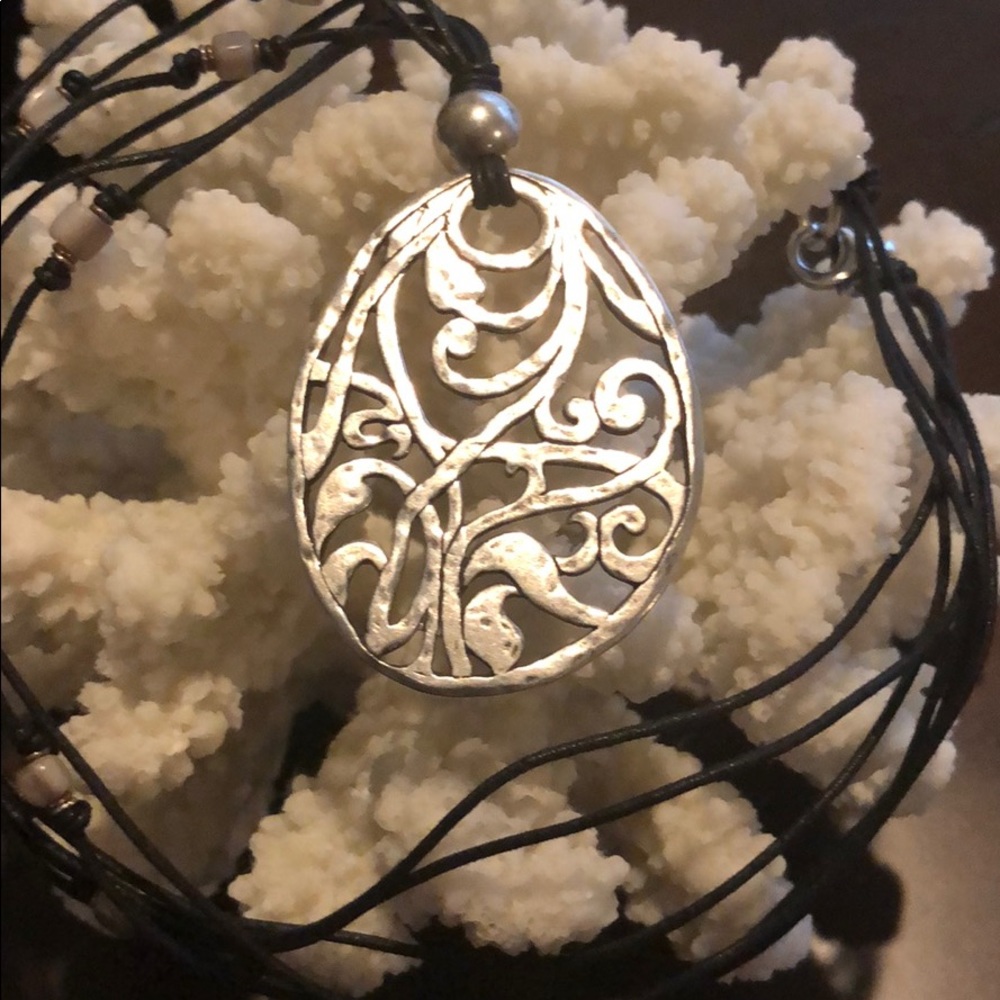 Silpada Sterling Silver Filigree Necklace